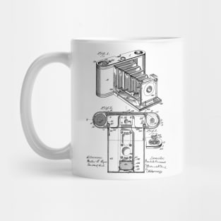 Photographic Camera Vintage Patent Hand Drawing Mug